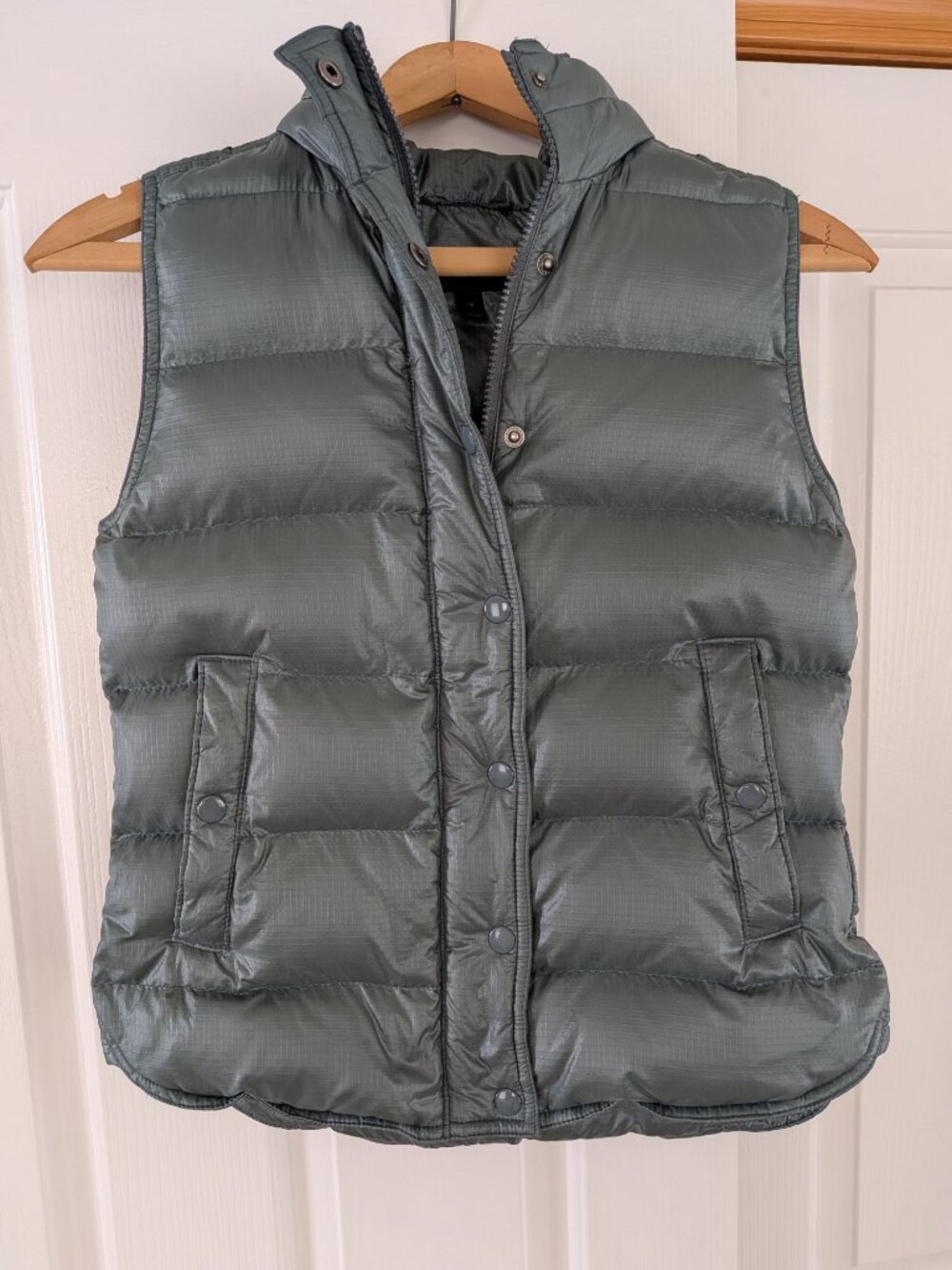 J. Crew Green Down Puffer Vest - Size XS